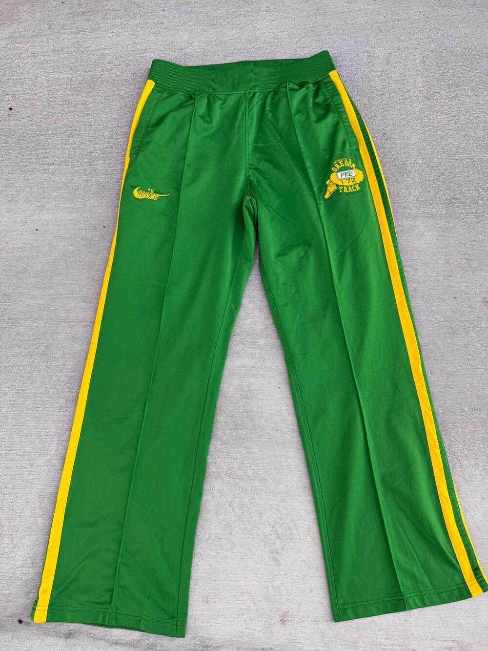 Vintage Mens Nike Oregon Ducks Prefontaine Pre I-72 Track Pants Size: XXL